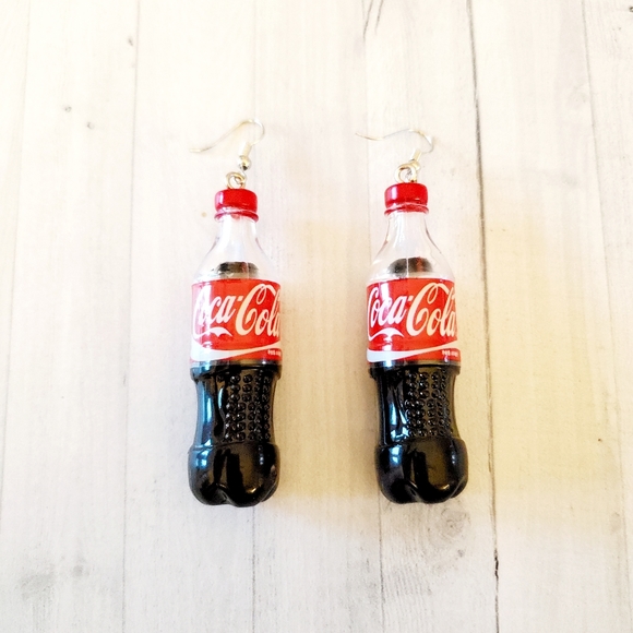 Jewelry - 2/$20🌼 Coca Cola Coke Bottle Earrings